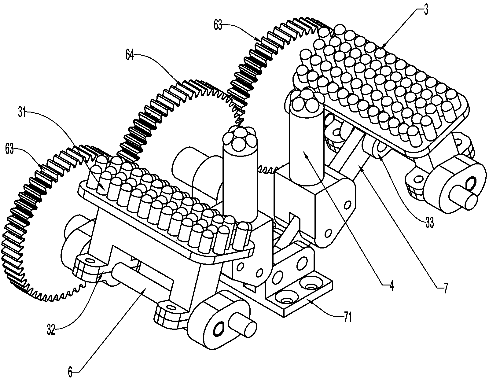 Oscillation type electric foot rubbing device