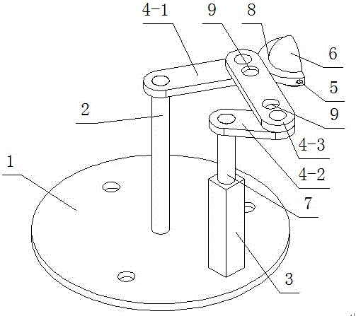 Wide-angle self-rotating lighting device