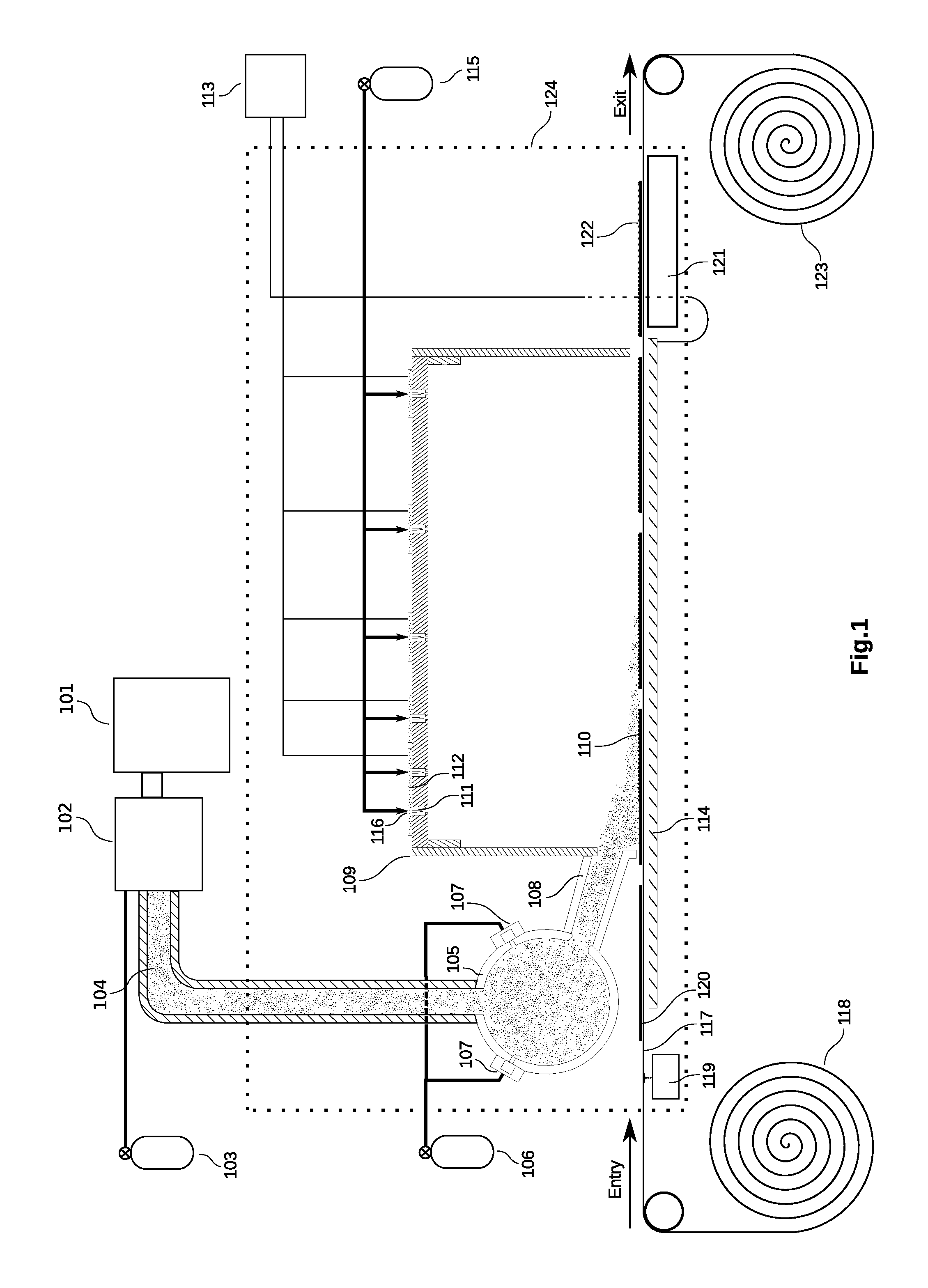Apparatus and Process for Depositing a Thin Layer of Resist on a Substrate
