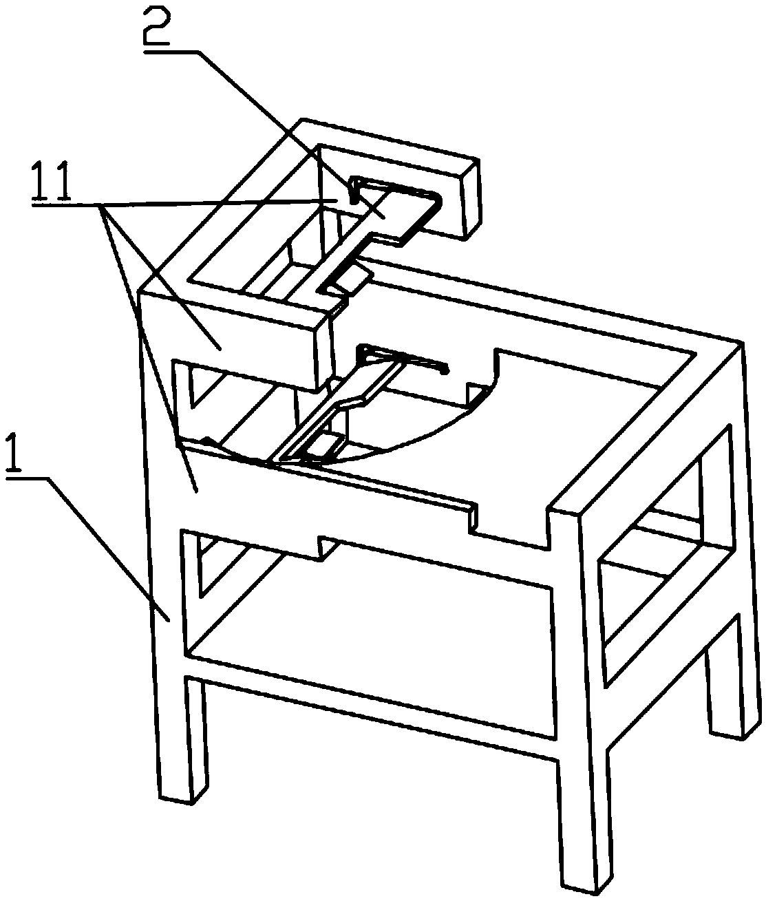 Bunk bed with supports