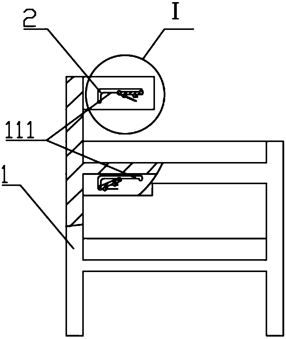 Bunk bed with supports