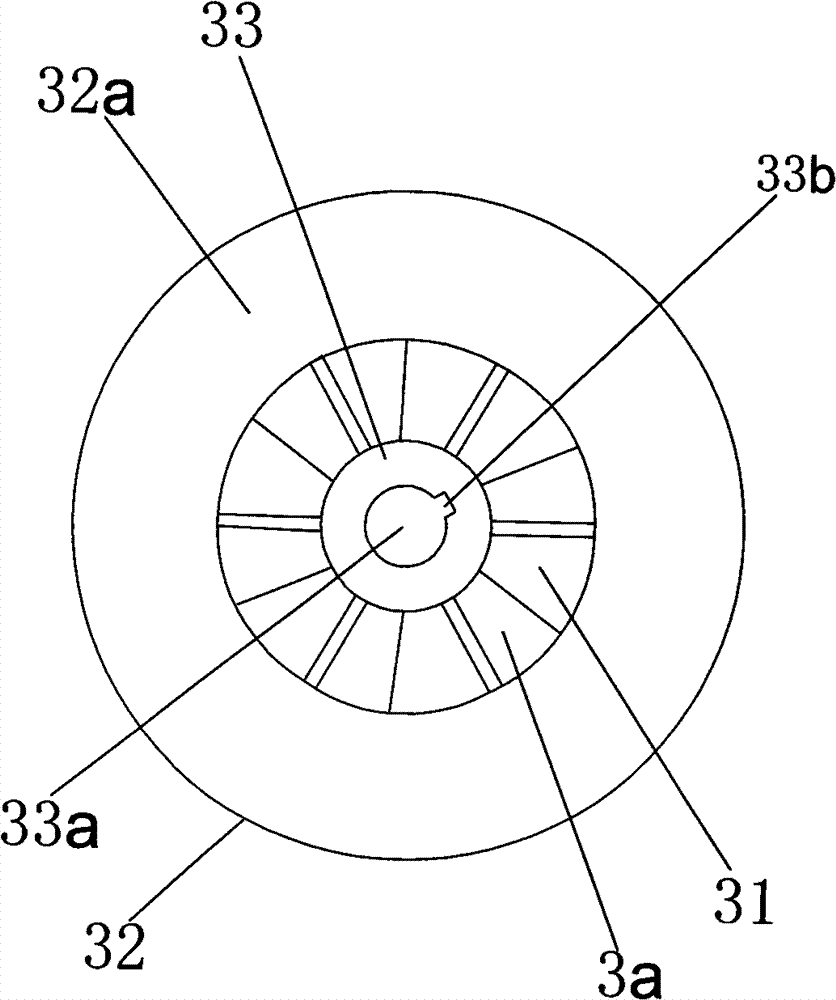 Electromagnetic brake motor with spiral blade fan
