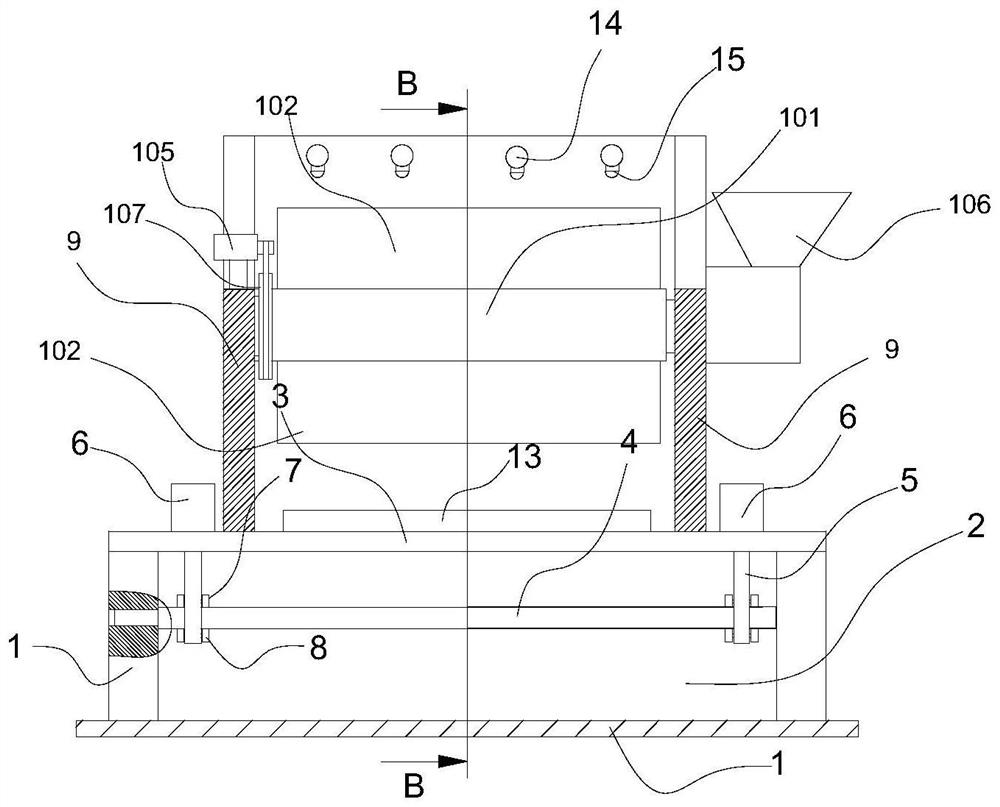 Automatic cleaning and feeding pig house