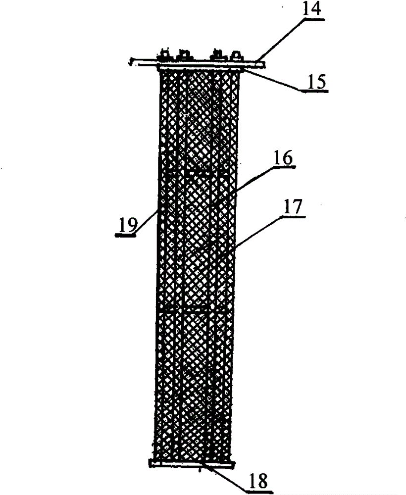Single-pipe internal compression type mechanical circulation forced cross flow solid-liquid separation dynamic membrane system and device