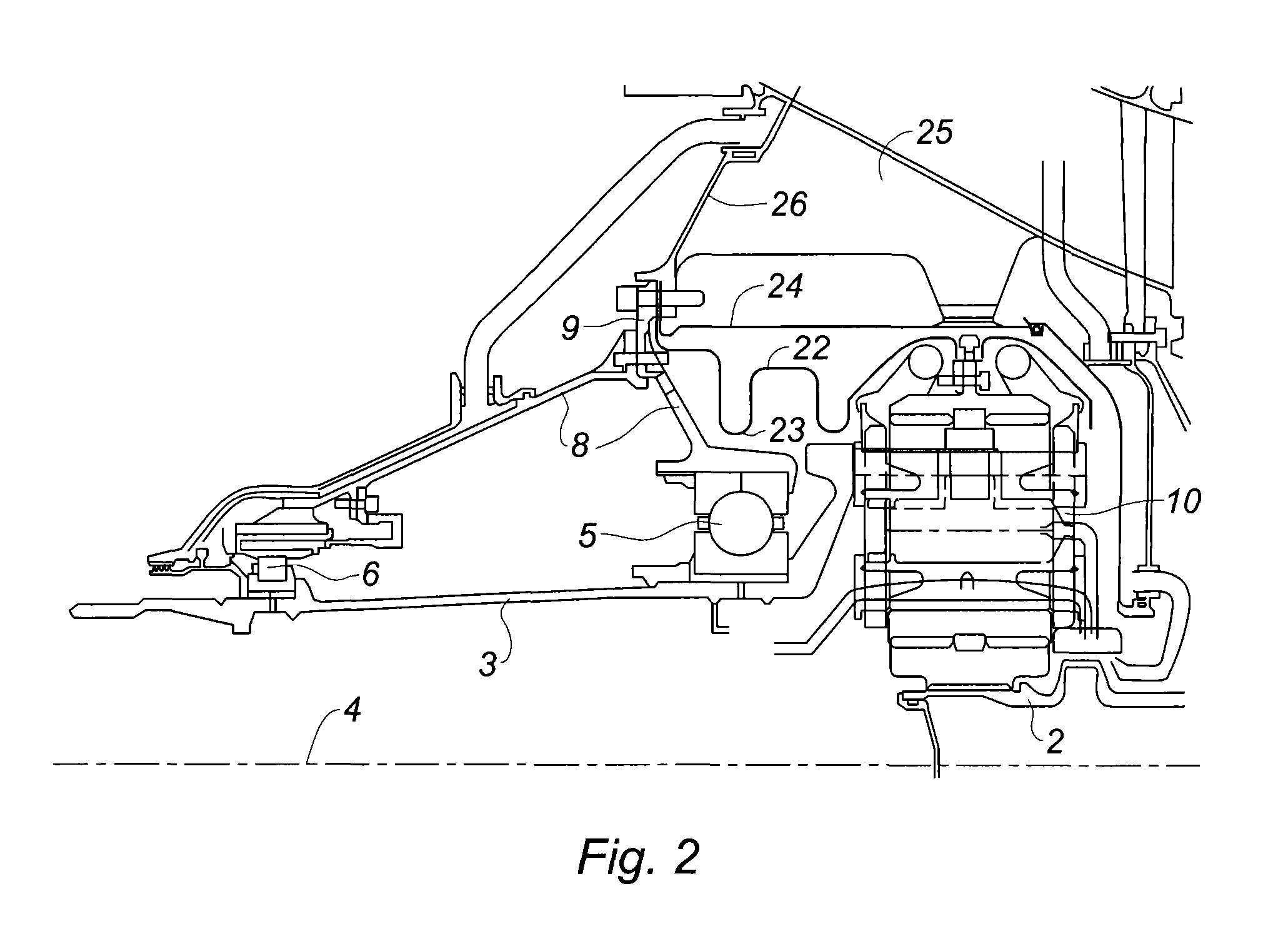 Device for lubricating an epicycloidal reduction gear