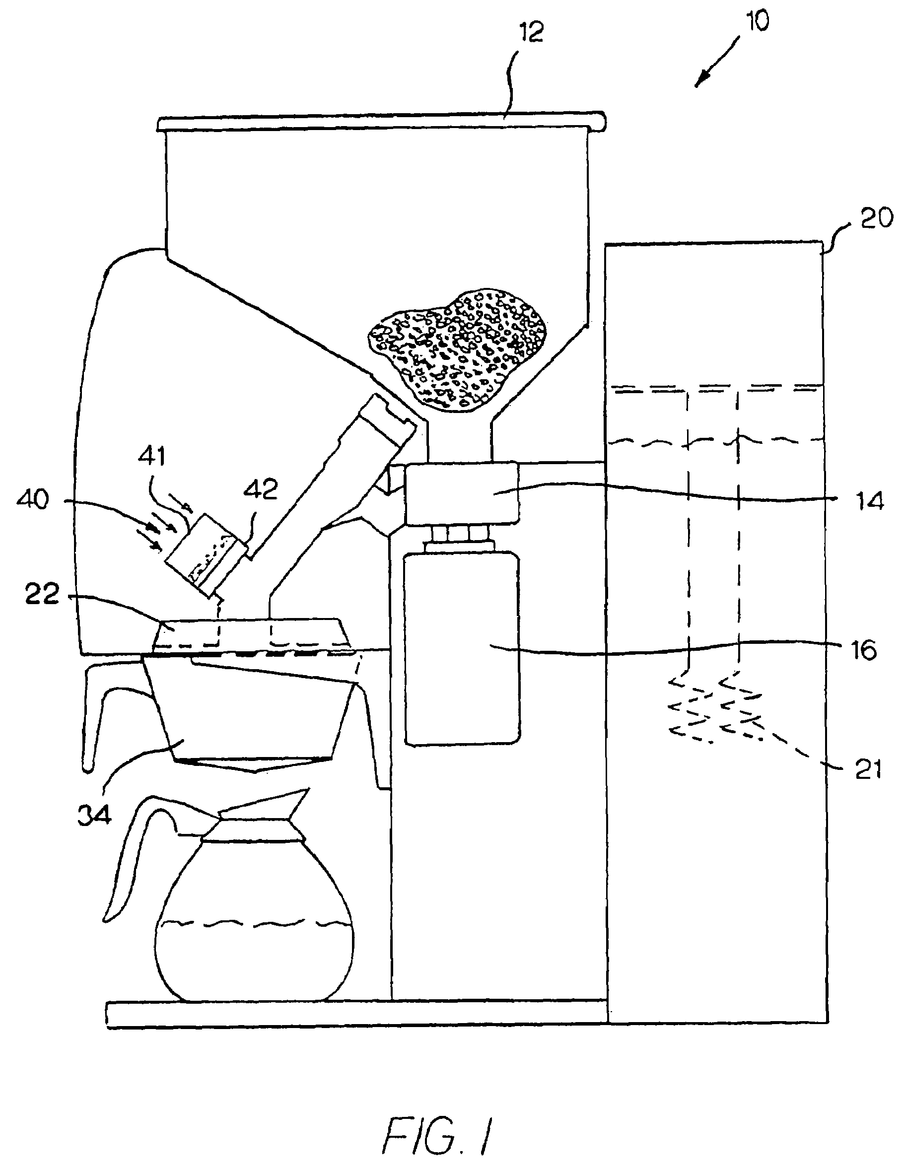 Combination grinder and brewer