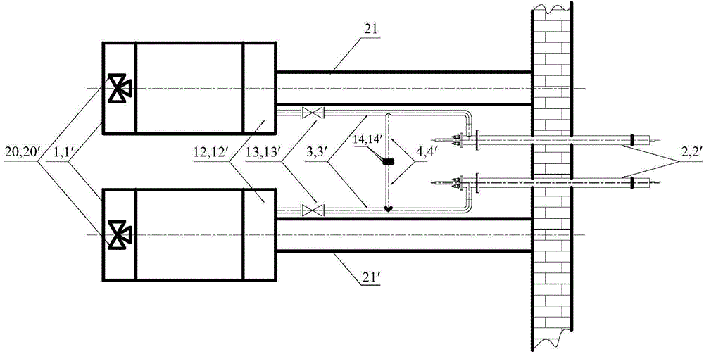 Pilot flame system of heat accumulation type combustion system and heat accumulation type combustion system and switching method