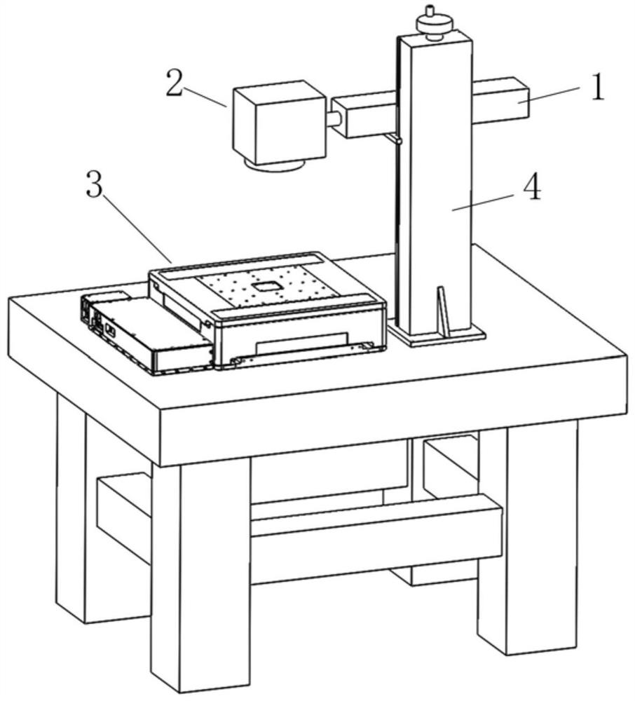 A large-format laser polishing processing method for metal additive components