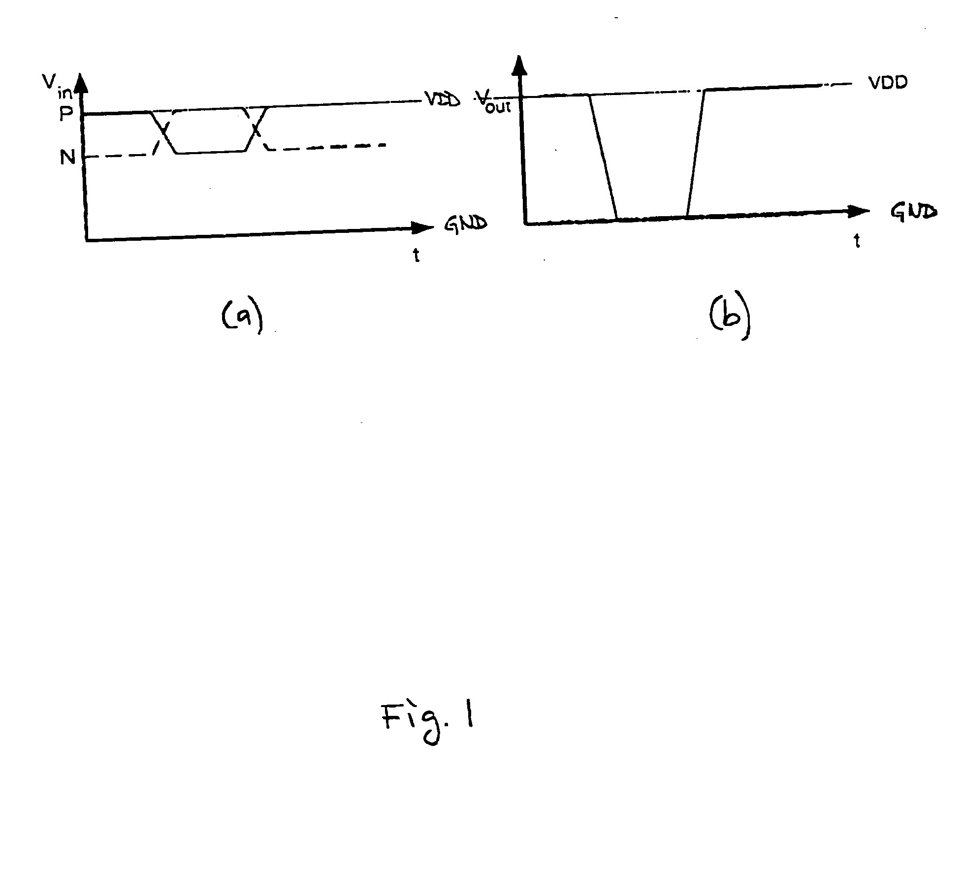 Differential to single-ended logic converter