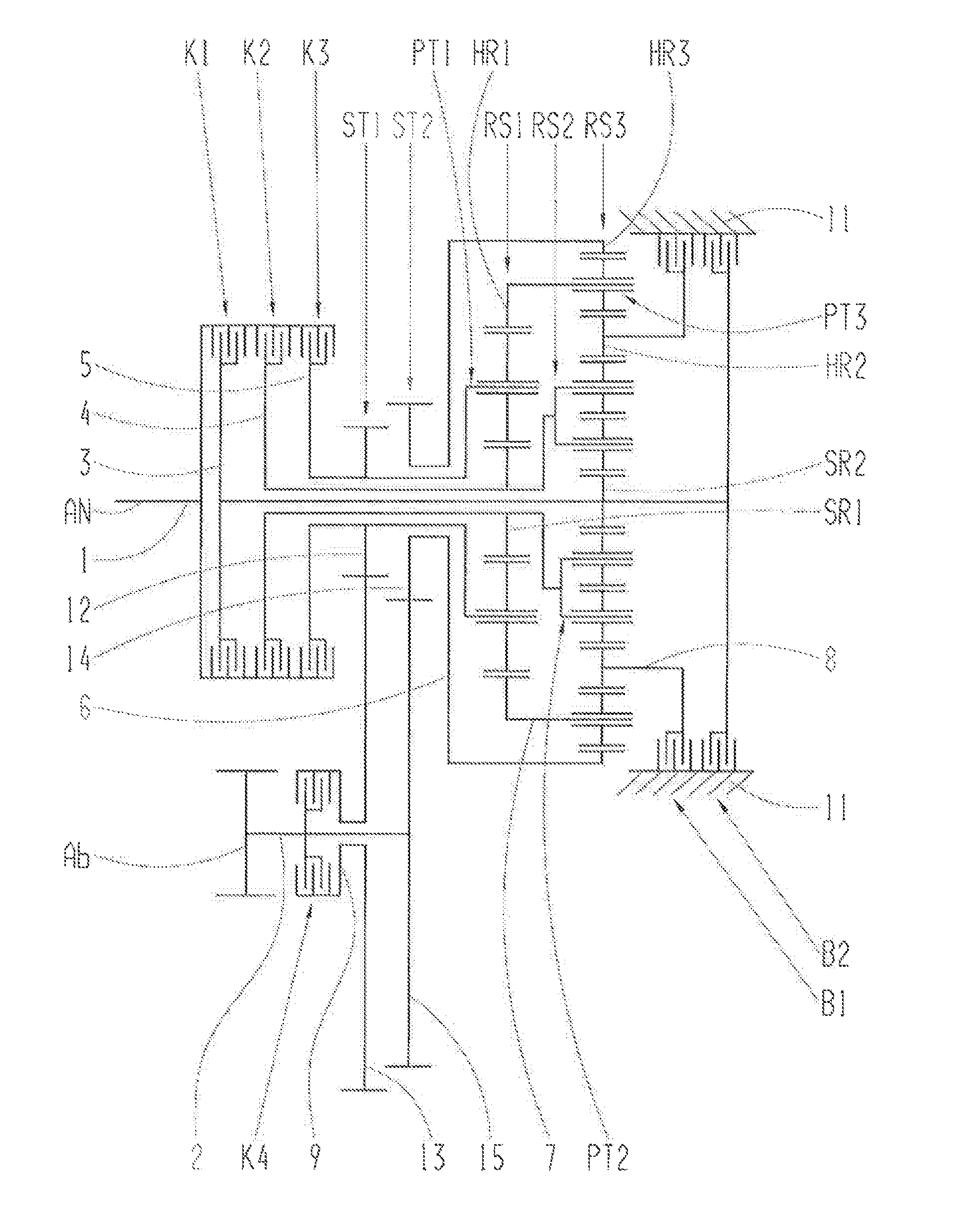 Multi-Stage Planetary Transmission