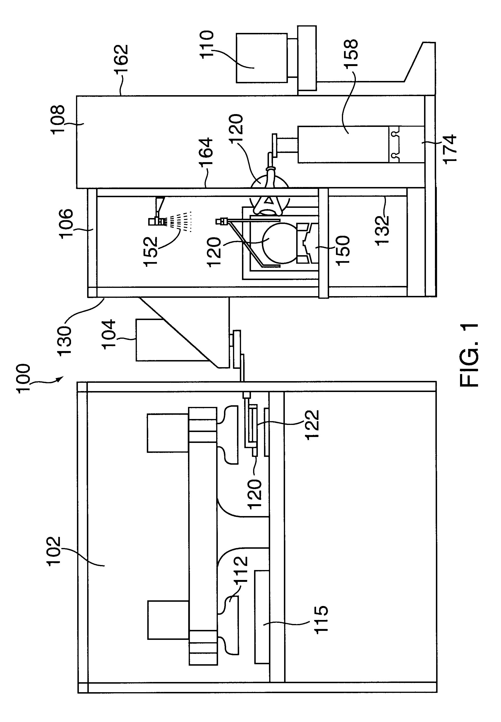 Method and apparatus for transferring semiconductor substrates using an input module