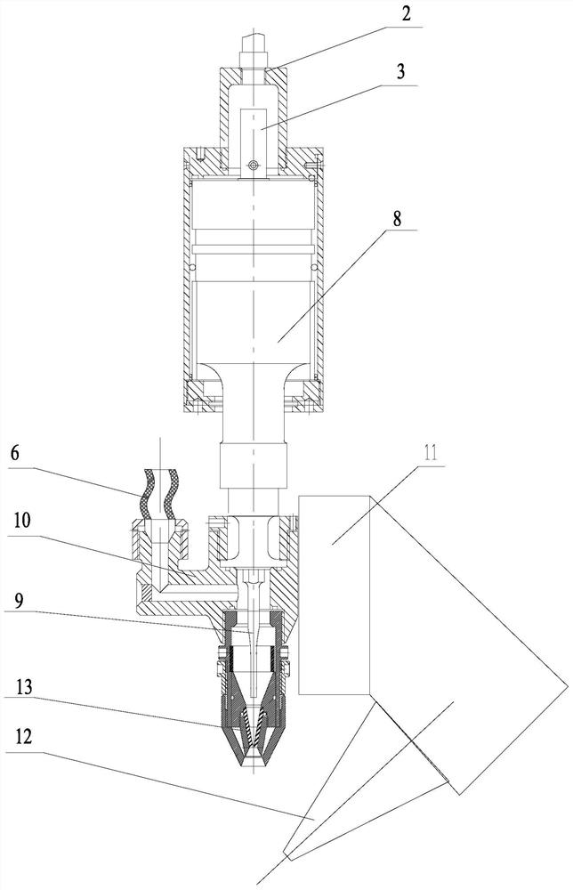 Powerful eddy pulse jet system for shield tunneling machine