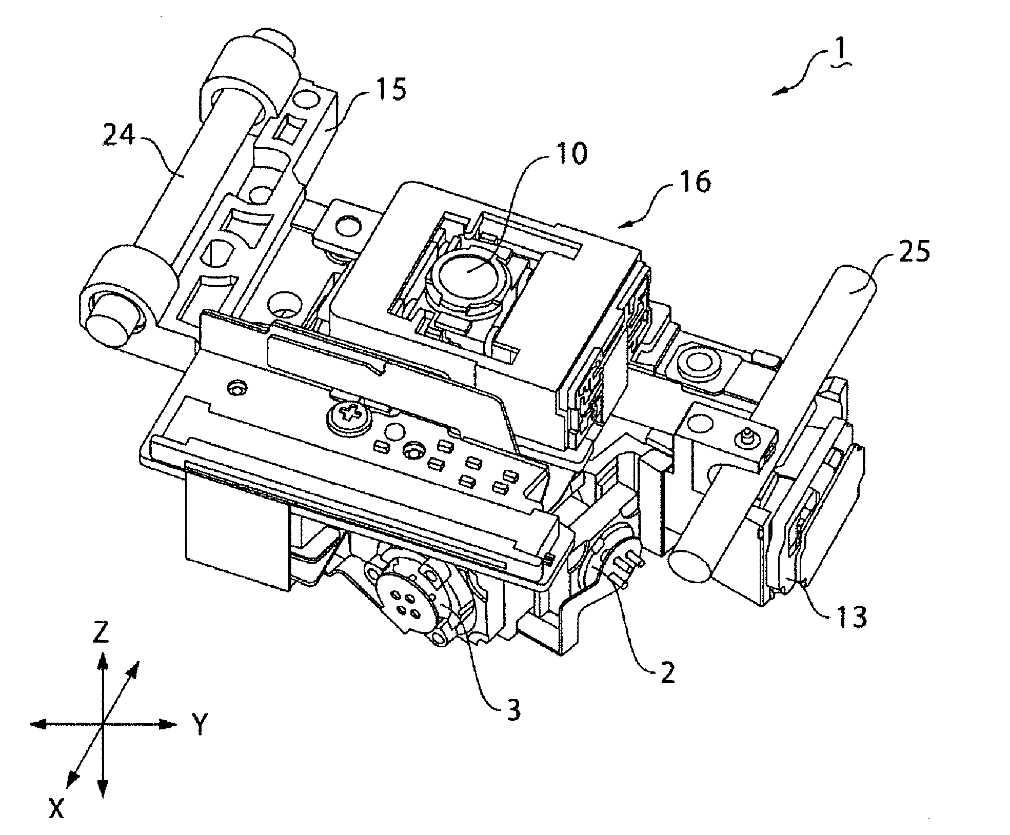 Optical head device and manufacturing method therefor