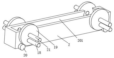 Plate spring stamping and bending equipment for trailer