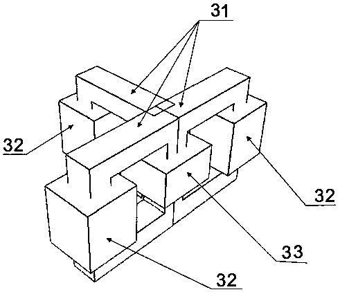 High voltage and weak current step-down and current-increasing device