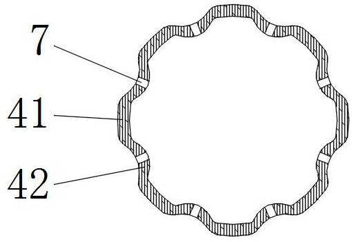 Compression-resistant and stretch-resistant heat dissipation type cable