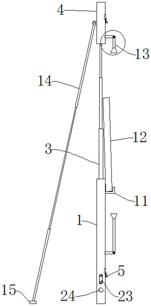 A drawing device for environmental art design with blower function