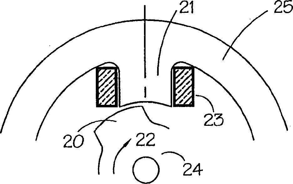 Circuit for on-off reluctance motor