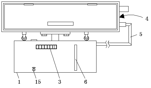 Indoor gas purifying device