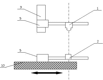 Simple calibration method of laser centering instrument