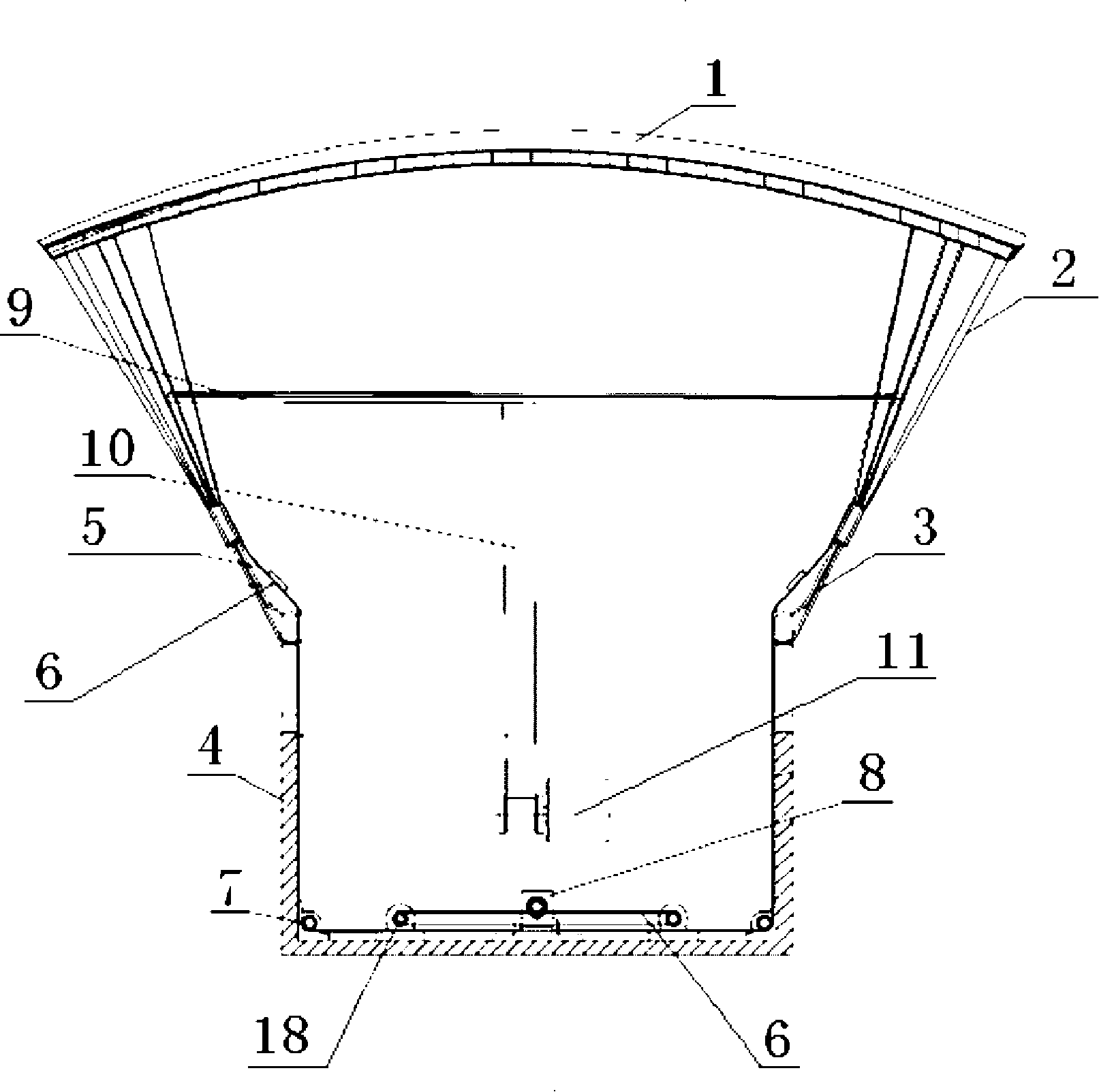 Automatically operating mechanism for parasol