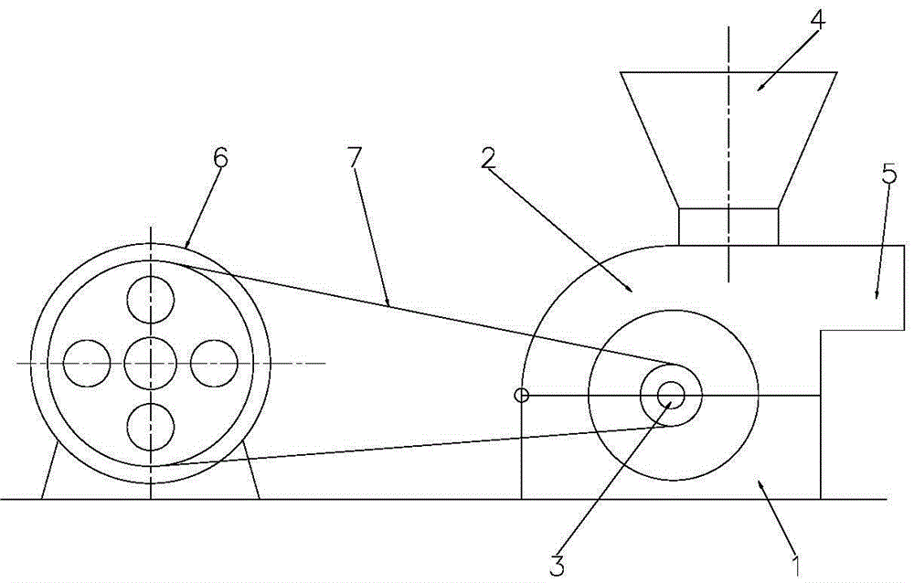 Tea leaf hammering and cutting device