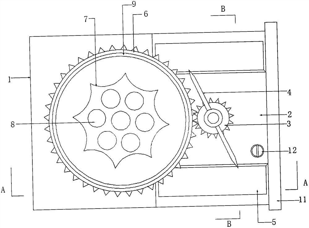 Ceramic processing equipment for sewage treatment in hour hand simulation waste residue collection