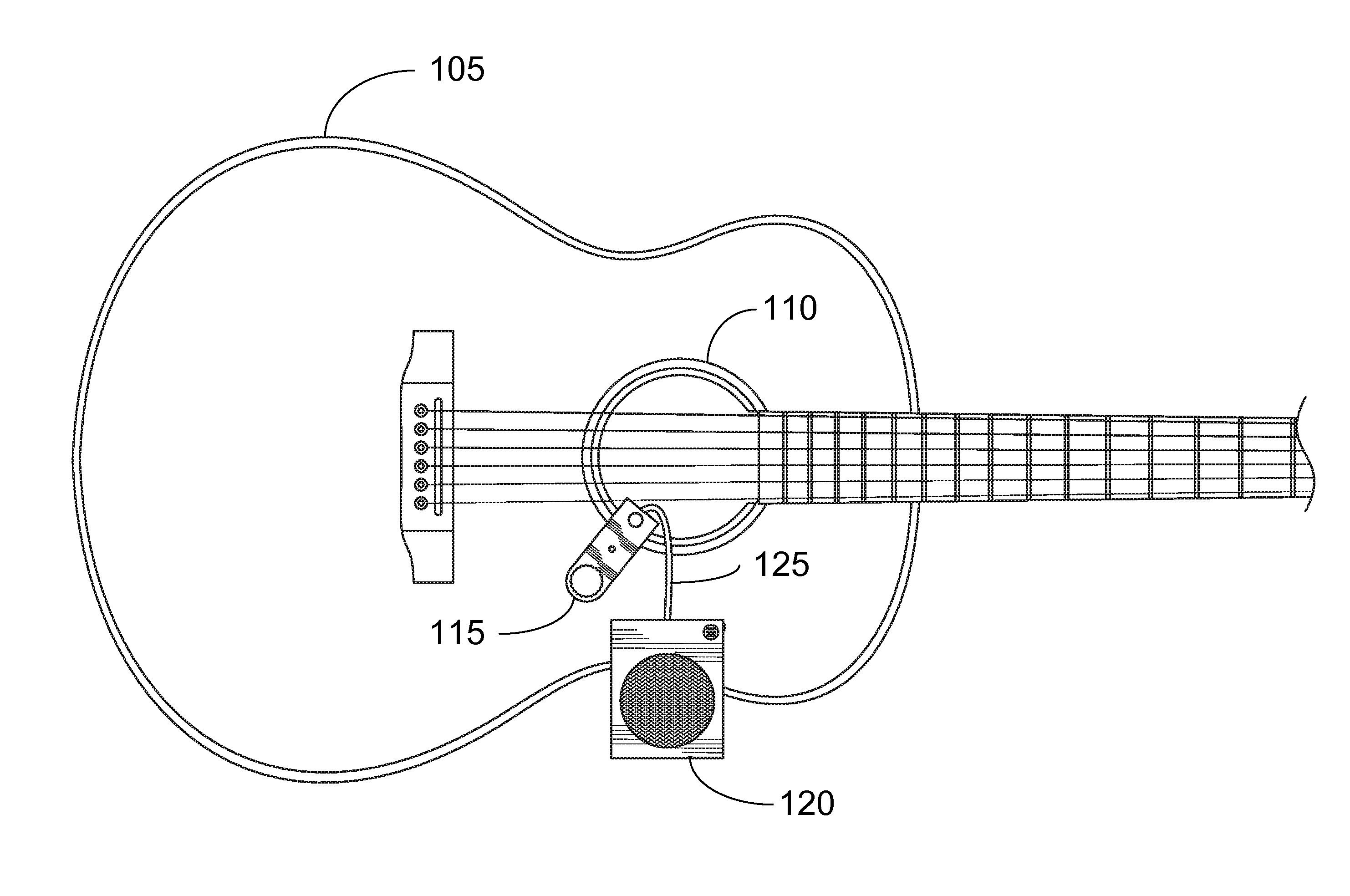 Portable recording, looping, and playback system for acoustic instruments