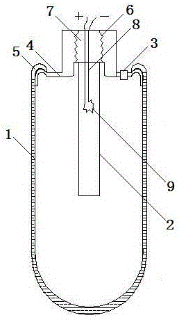 One-time graphene gas blaster and manufacturing method thereof