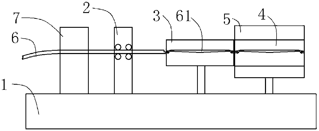 Machining technology and machining forming device of elastic collar