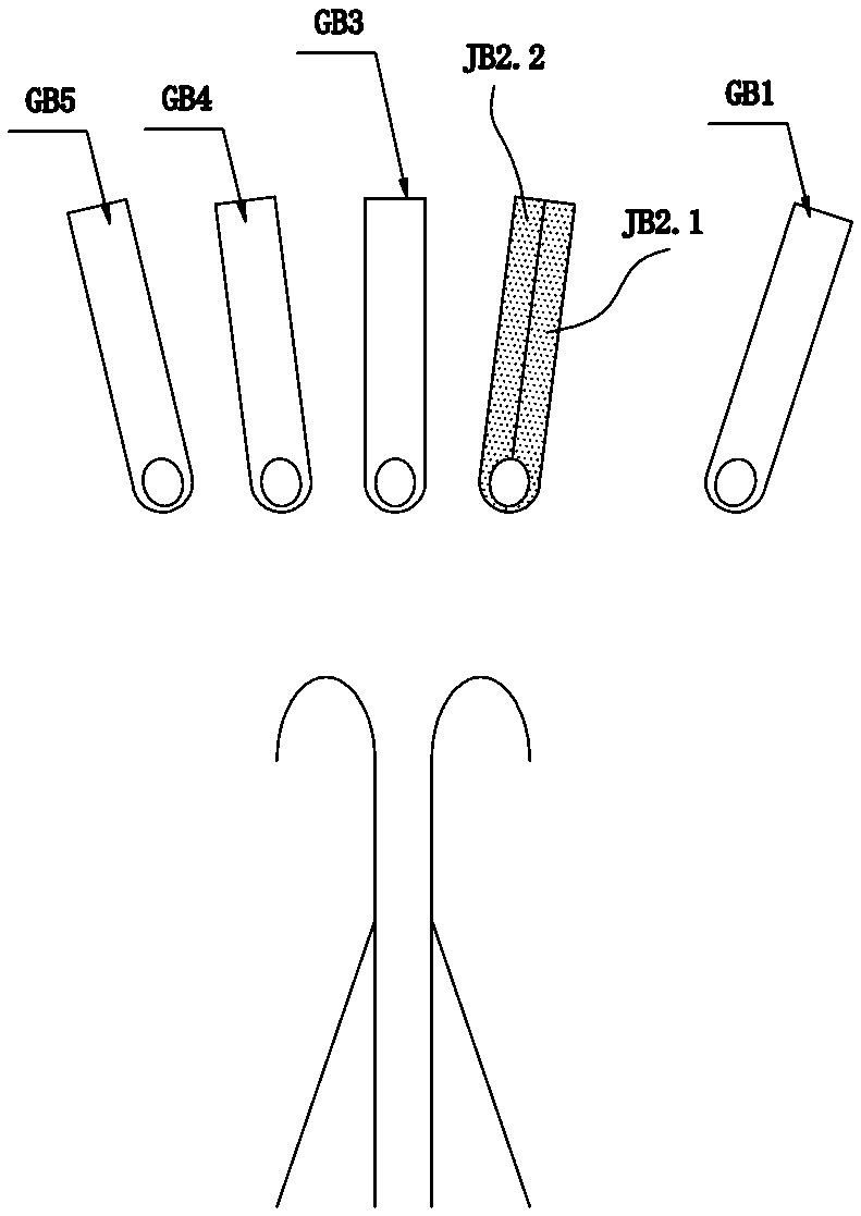 A double solid-color double-needle bed single jacquard spacer fabric and its manufacturing method