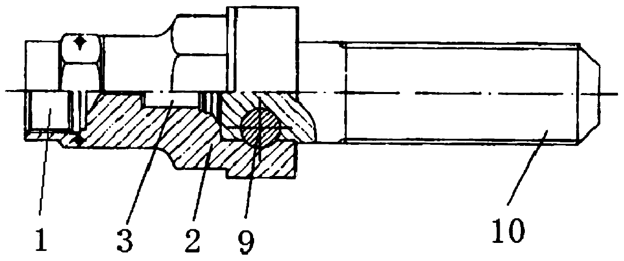 Non-pyrotechnic separation device based on explosive bolt