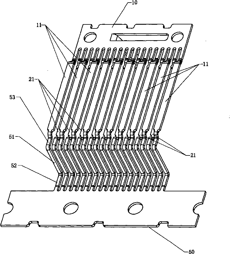 Manufacturing method of plug-in terminal of connector