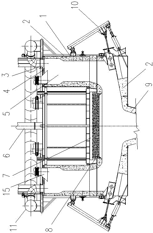 High-chamber annular ventilation vertical preheater