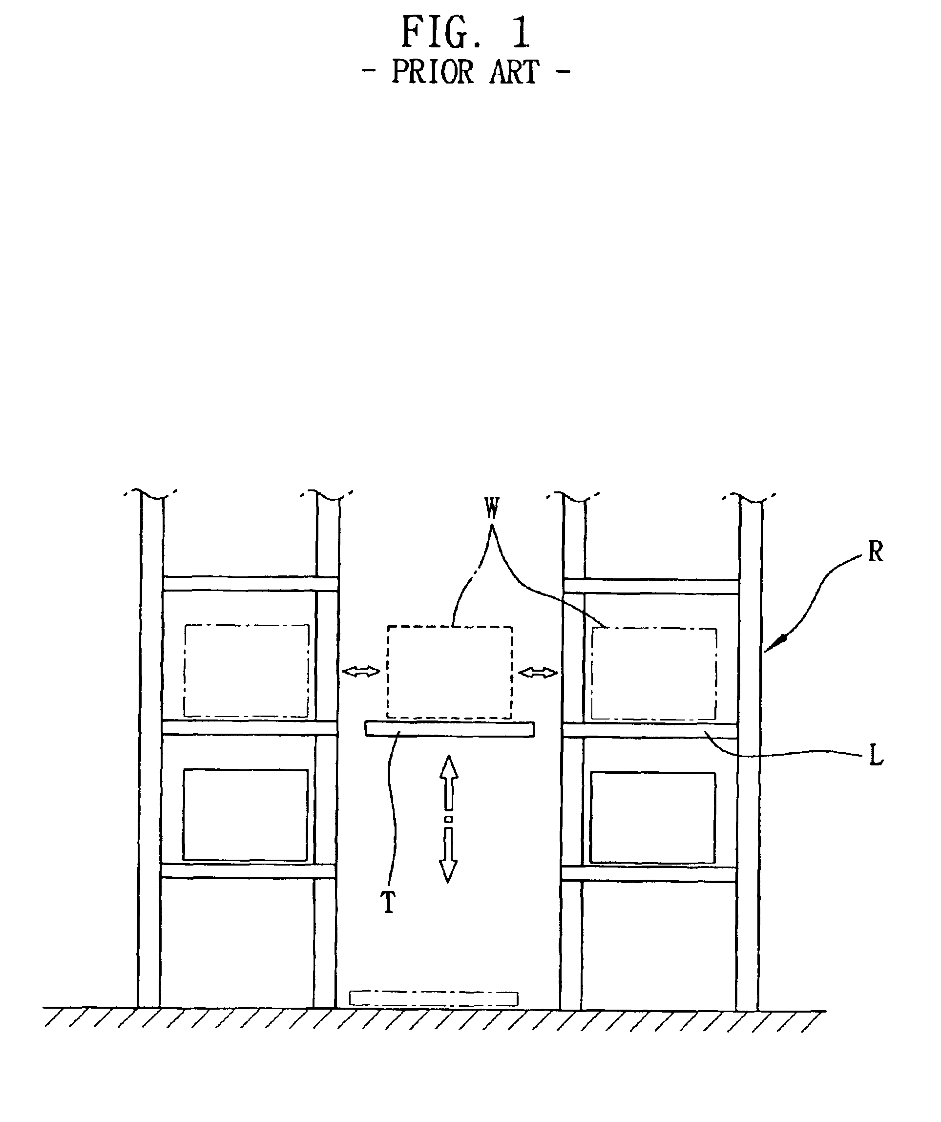 Palletless loading structure for storage system