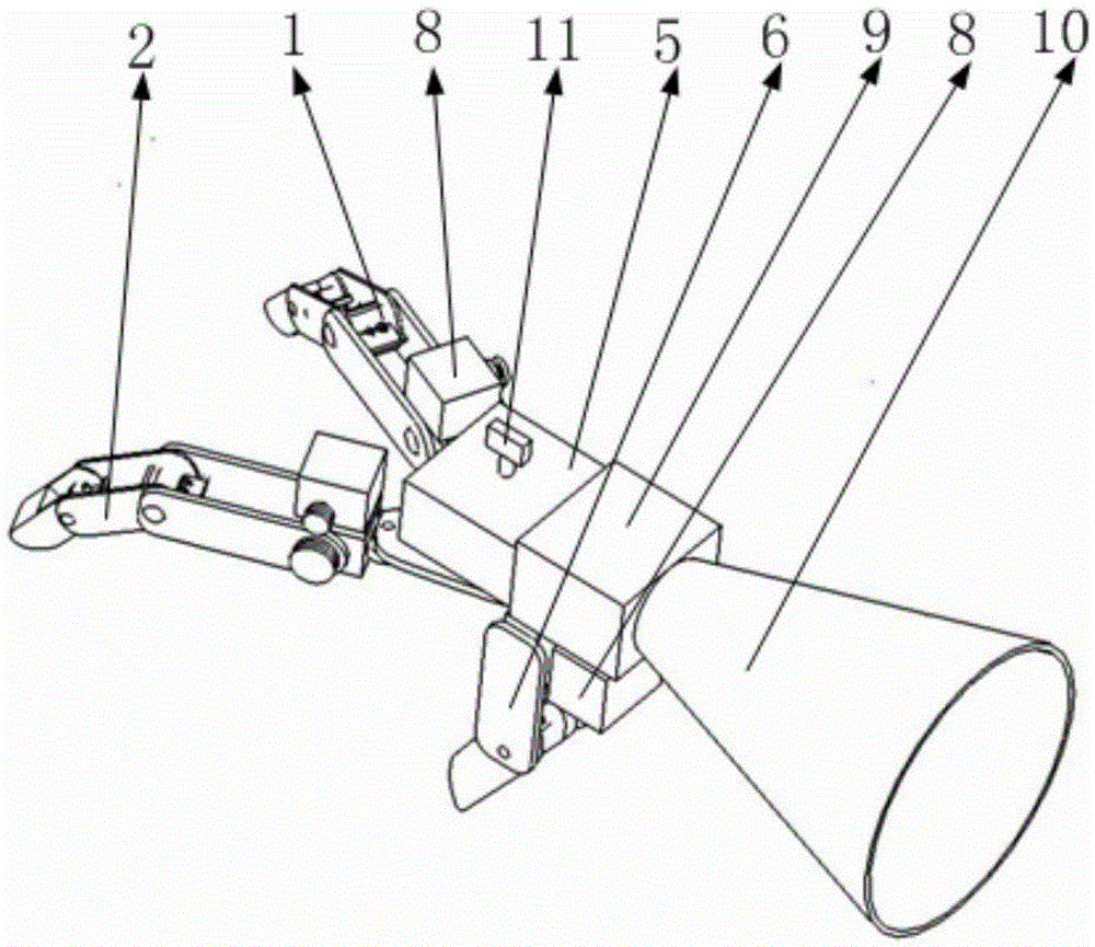 Multi-degree-of-freedom mechanical arm based on steel wire transmission