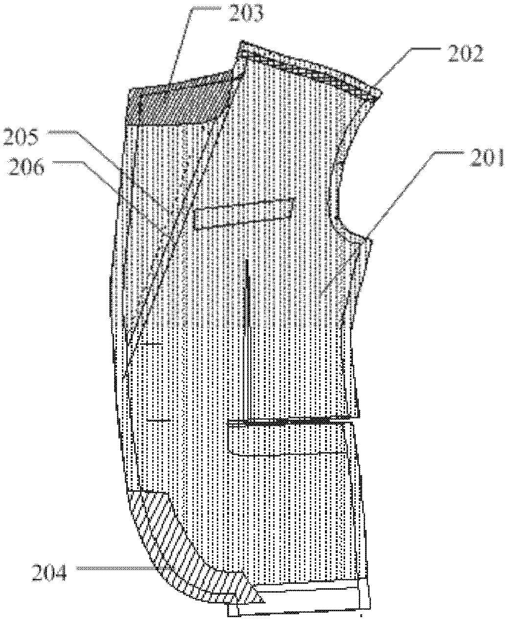 Sewing method of knitting western-style suit and knitting western-style suit