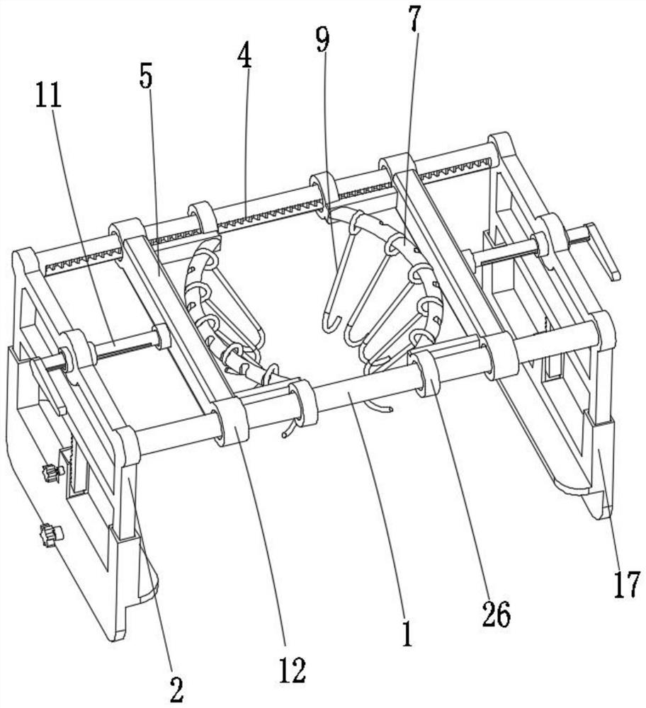 Thoracic surgery draw hook device convenient to use