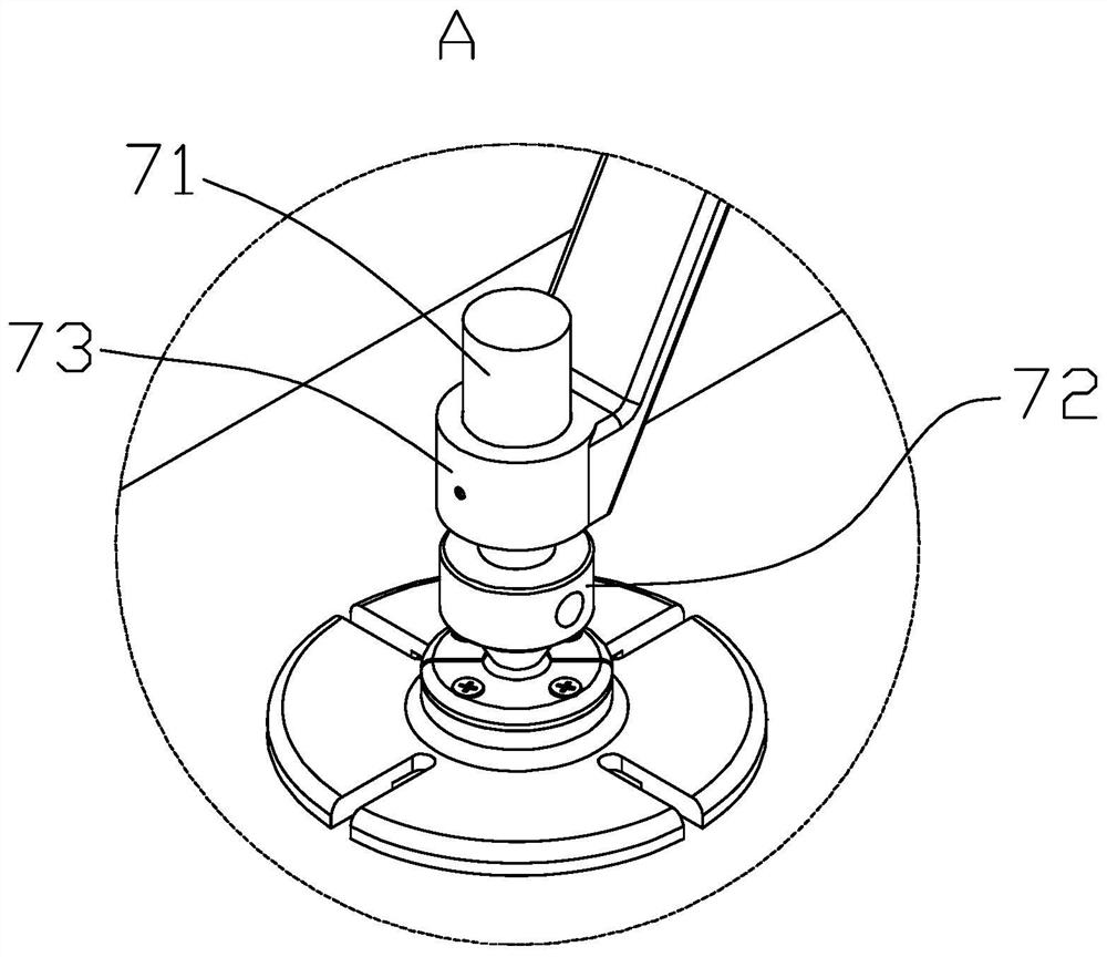 Continuous zoom television optical axis consistency detection device under high and low temperature conditions