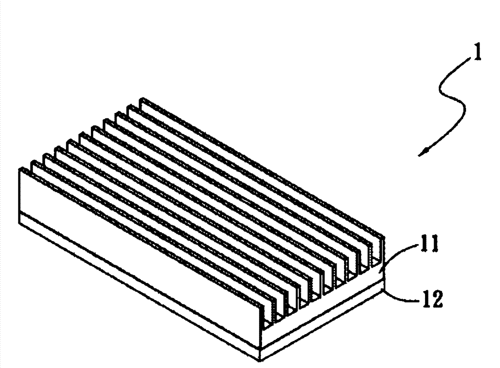 Heat radiation device and manufacturing method thereof