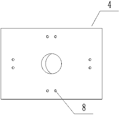 Plate-beam column shock (vibration) insulation connecting device