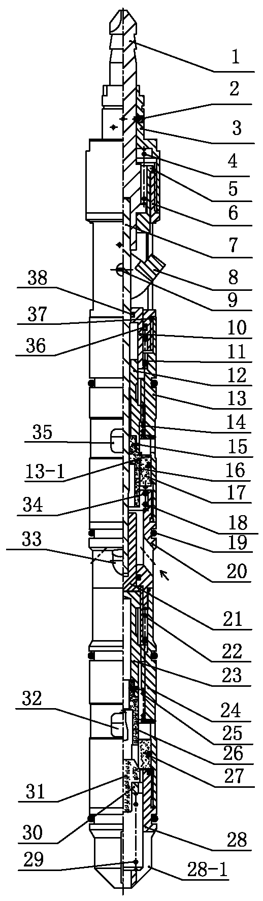 Double-closing and double-opening plugging device