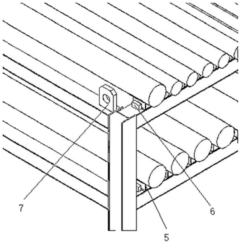 Dangerous goods wharf modular pipeline assembly structure and method