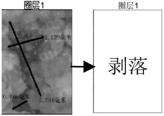 A Method for Studying the Law of Layered Deterioration of Rocks