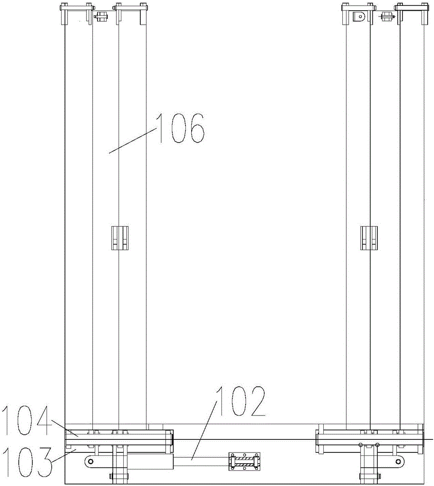 Hydraulic crawling ladder