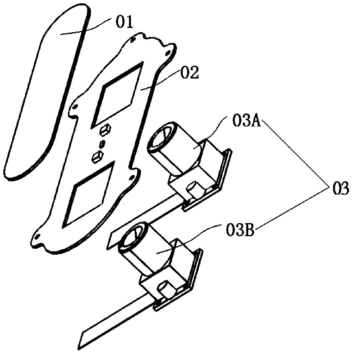 Multi-light-source iris image acquisition device capable of eliminating light and shadow in imaging area