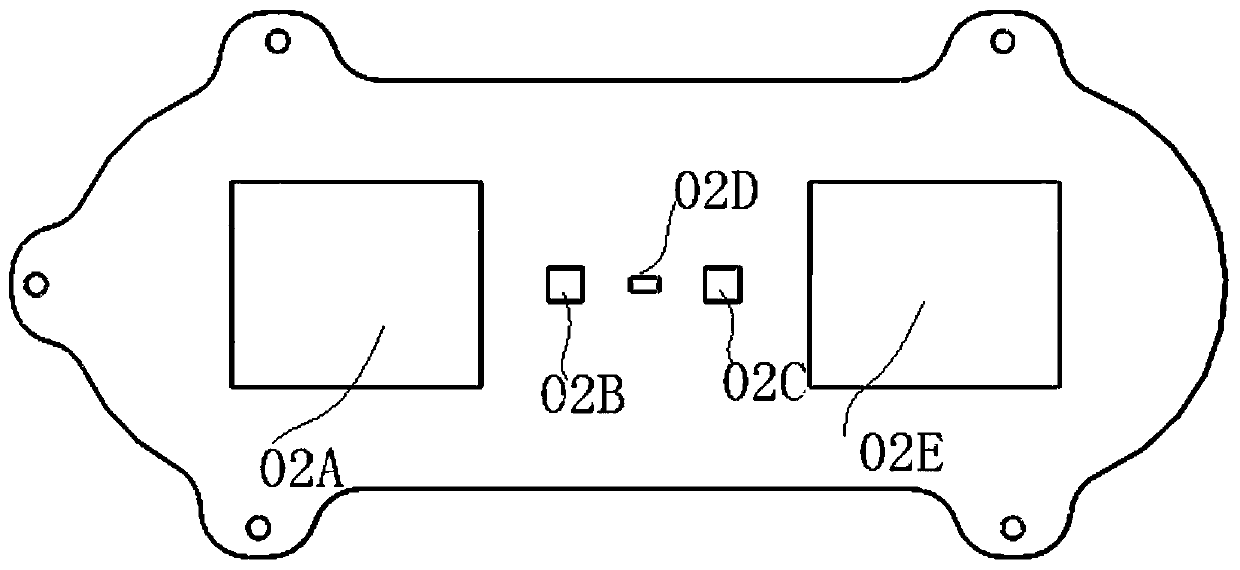 Multi-light-source iris image acquisition device capable of eliminating light and shadow in imaging area