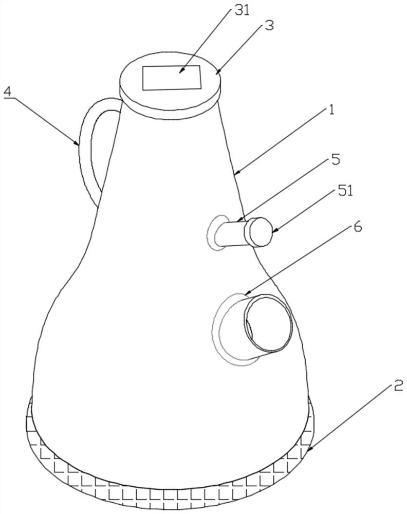 Carbon dioxide gas shielded welding shield