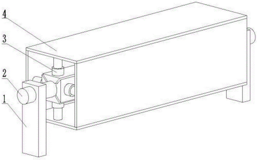 Mould for manufacturing housing unit from inside to outside in manner of integral forming