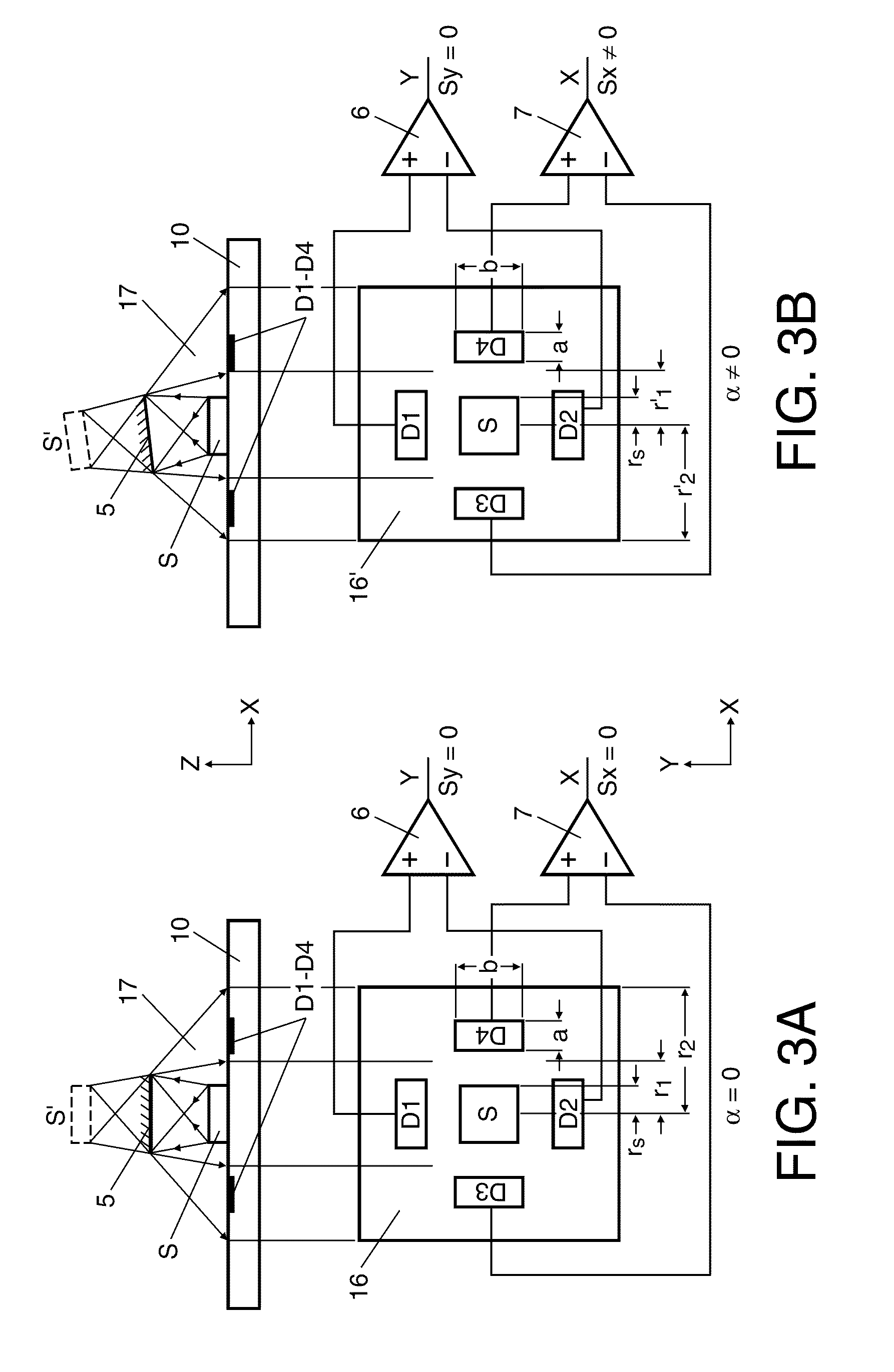 Detection system and method for detecting movements of a movable object